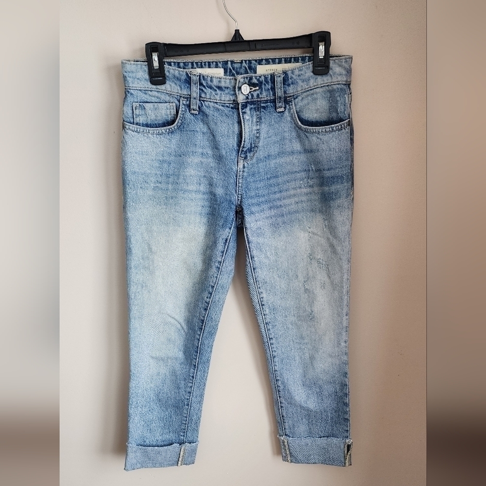 Pilcro and the letterpress women's hyphen jeans size 25.
